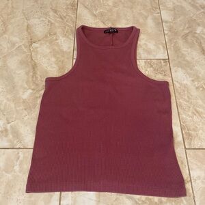 J. Crew High Neck Ribbed Tank - M